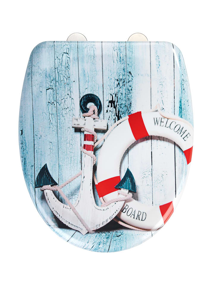 Wenko Automatyczna deska WC w kolorze błękitnym rozmiar: onesize