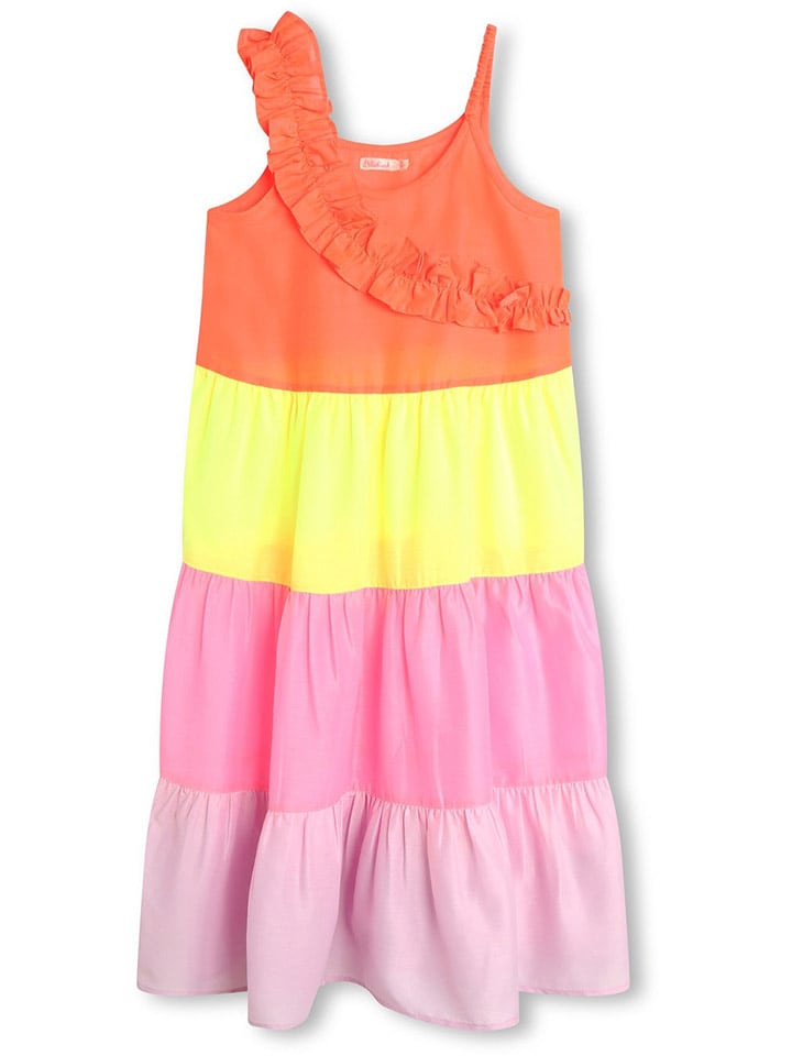 Billieblush Sukienka w kolorze pomarańczowo-żółto-jasnoróżowym rozmiar: 98