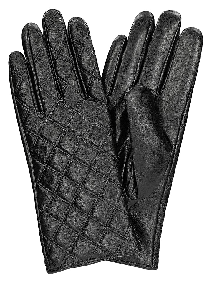 Wojas Skórzane rękawiczki w kolorze czarnym rozmiar: XL