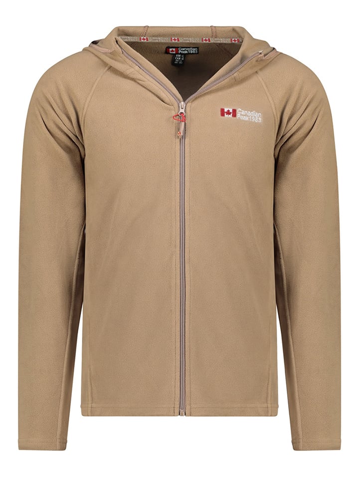 Canadian Peak Kurtka polarowa "Tugoodeak" w kolorze jasnobrązowym rozmiar: 164