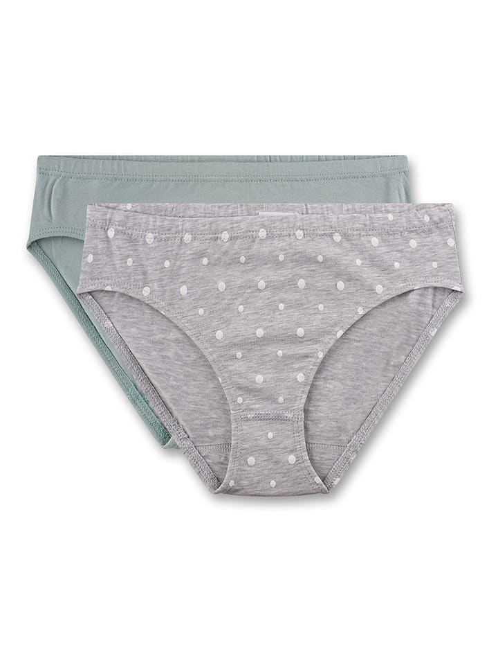 Sanetta Majtki (2 pary) w kolorze szarym i zielonym rozmiar: 176