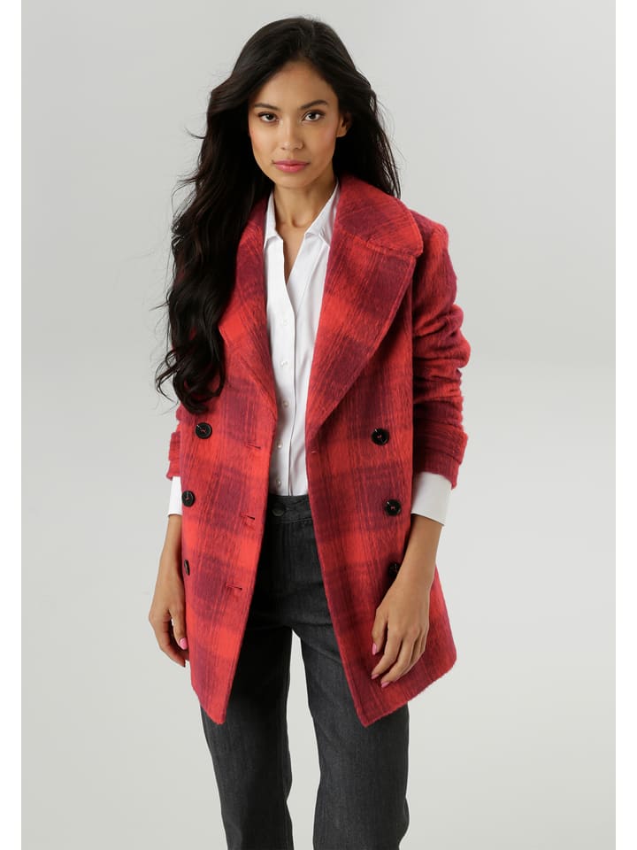 Aniston Kurtka przejściowa w kolorze czerwonym rozmiar: 38