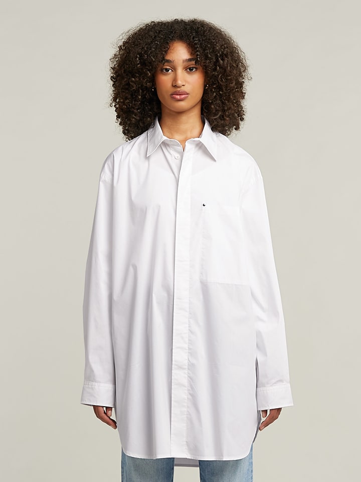 G-Star Koszula w kolorze białym rozmiar: L