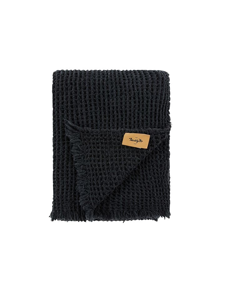 Lanerossi Koc w kolorze czarnym - 180 x 130 cm rozmiar: onesize