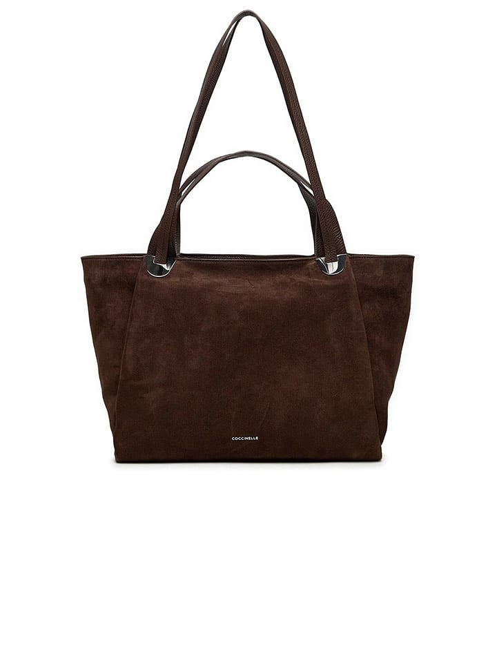 COCCINELLE Skórzana torebka w kolorze brązowym - 35 x 29 x 19 cm rozmiar: onesize