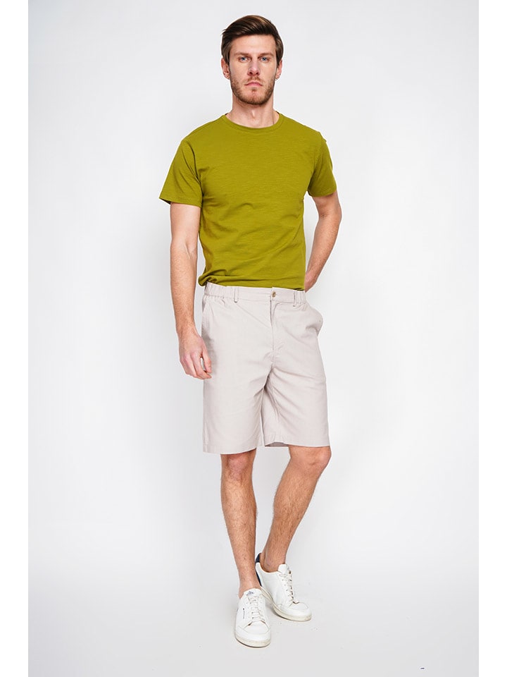 Secret du Lin Bermudy w kolorze kremowym rozmiar: 54