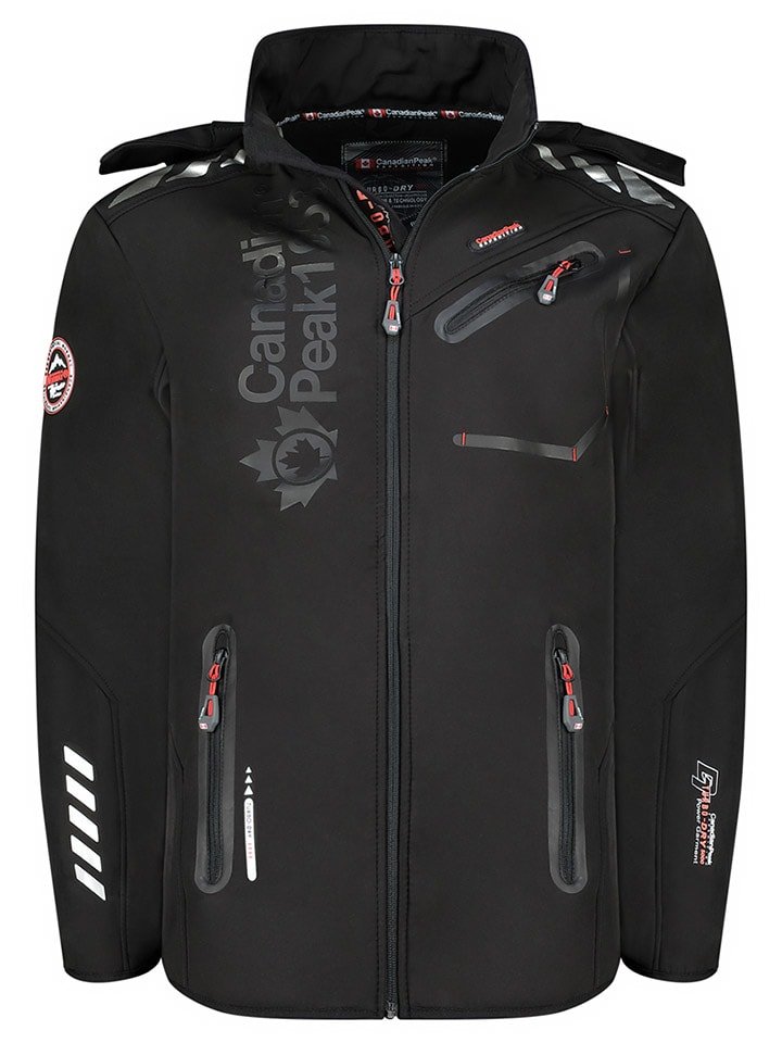 Canadian Peak Kurtka softshellowa "Royauteak" w kolorze czarnym rozmiar: XL