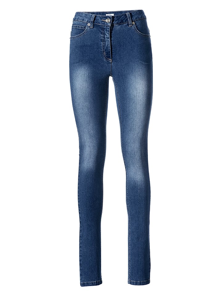 Heine Dżinsy - Skinny fit - w kolorze niebieskim rozmiar: 44