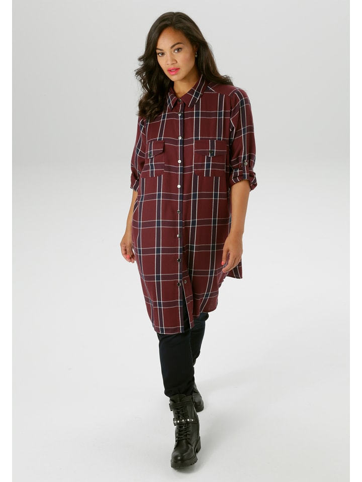 Aniston Tunika w kolorze bordowym rozmiar: 46