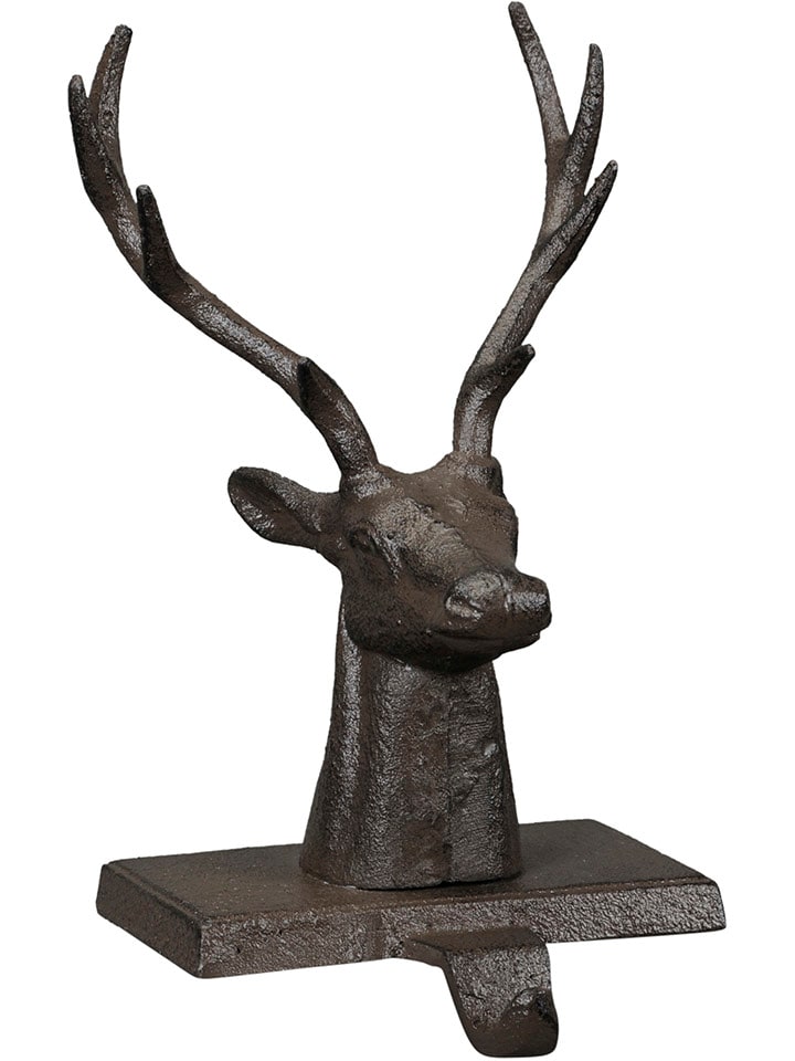 POSIWIO Uchwyt "Deer" w kolorze brązowym na wieniec - 12 x 13 cm rozmiar: onesize