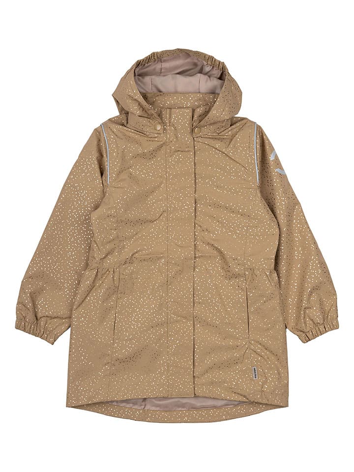 mikk-line 2-częściowy zestaw softshellowy w kolorze jasnobrązowym rozmiar: 104