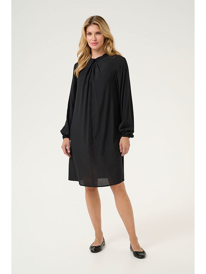 CULTURE Sukienka "Baya" w kolorze czarnym rozmiar: M