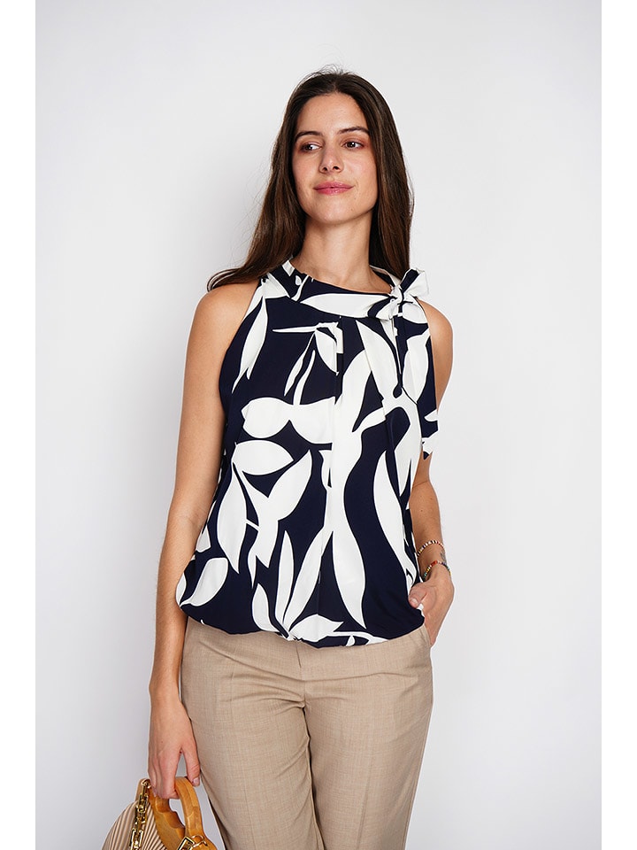 William de Faye Bluzka w kolorze granatowo-białym rozmiar: 38