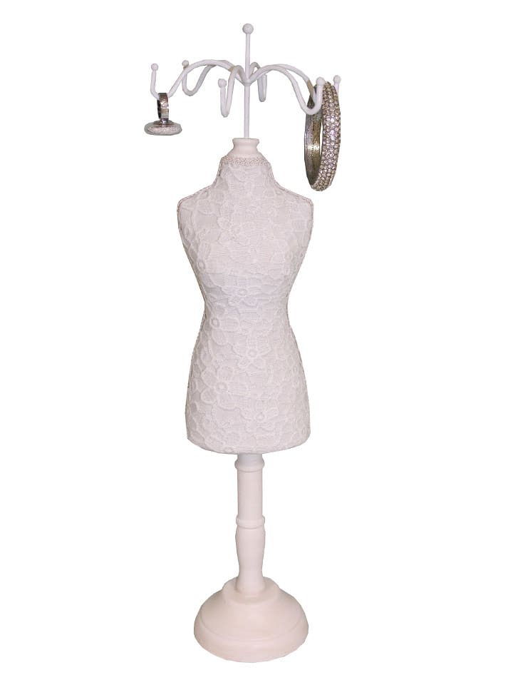 Anticline Stojak w kolorze białym na biżuterię - wys. 49 cm rozmiar: onesize