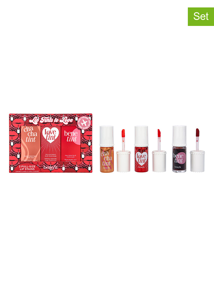 Benefit Tinty do ust (3 szt.) "Lip Tints to Love" - po 6 ml rozmiar: onesize