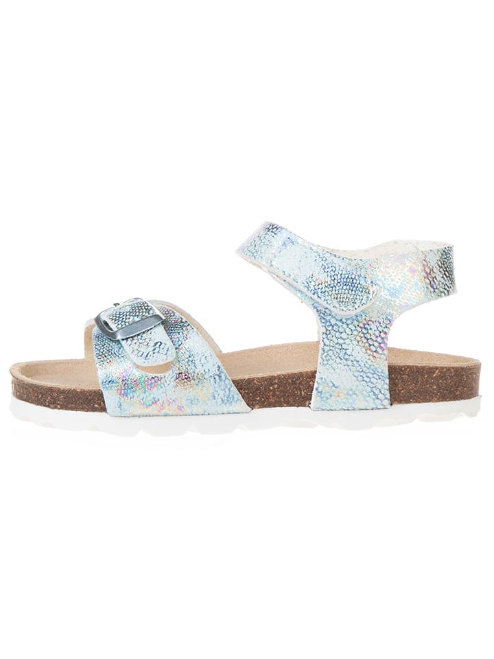 BIO PINGÜIN Sandały w kolorze srebrnym rozmiar: 30