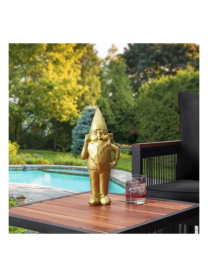 Garden Spirit Figurka dekoracyjna "Star" w kolorze złotym - wys. 33 cm rozmiar: onesize