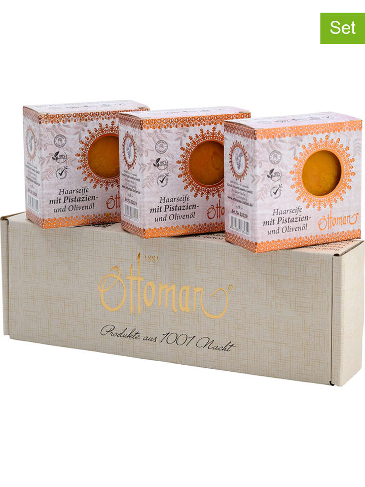 Ottoman Mydła do włosów (3 szt.) - po 190 g rozmiar: onesize