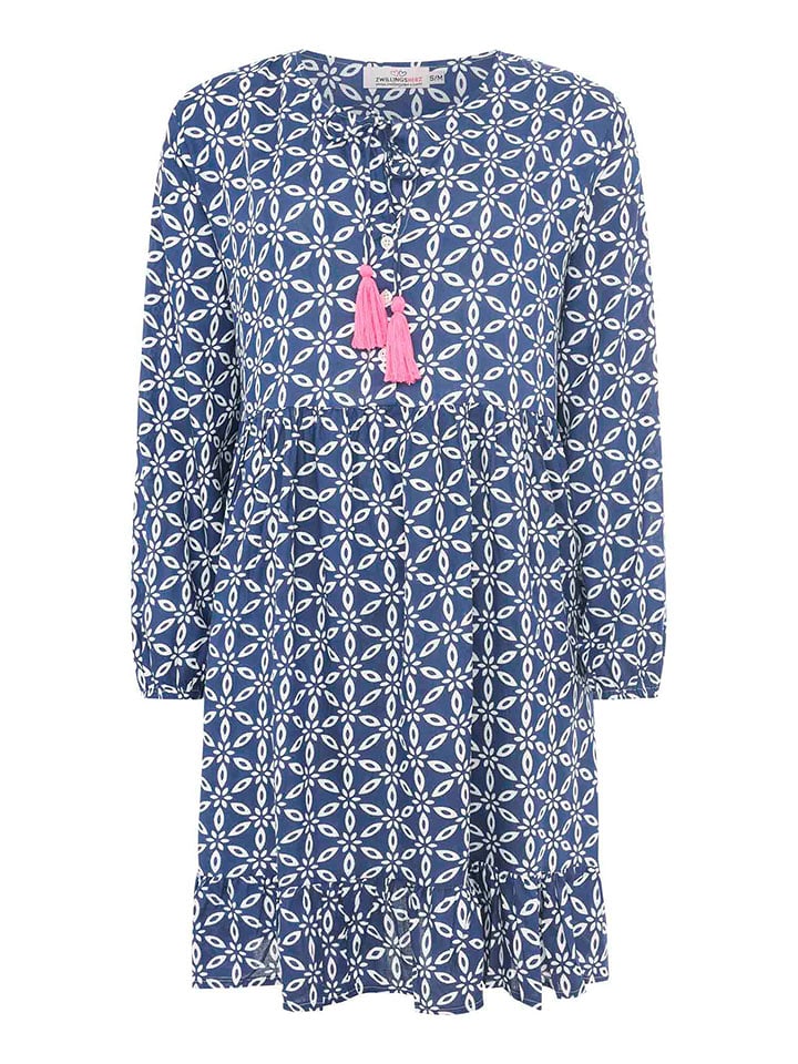 Zwillingsherz Sukienka "Stargazing" w kolorze granatowym rozmiar: L/XL