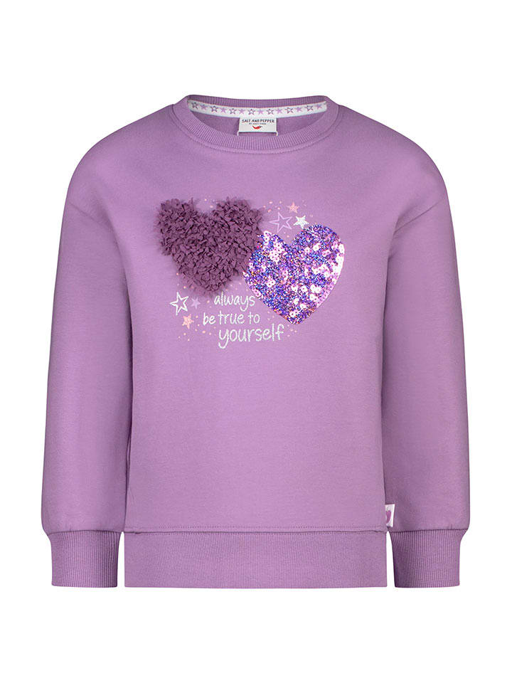 Salt and Pepper Bluza w kolorze fioletowym rozmiar: 128/134