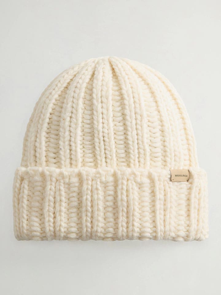 Woolrich Czapka "Chunky" w kolorze kremowym rozmiar: onesize