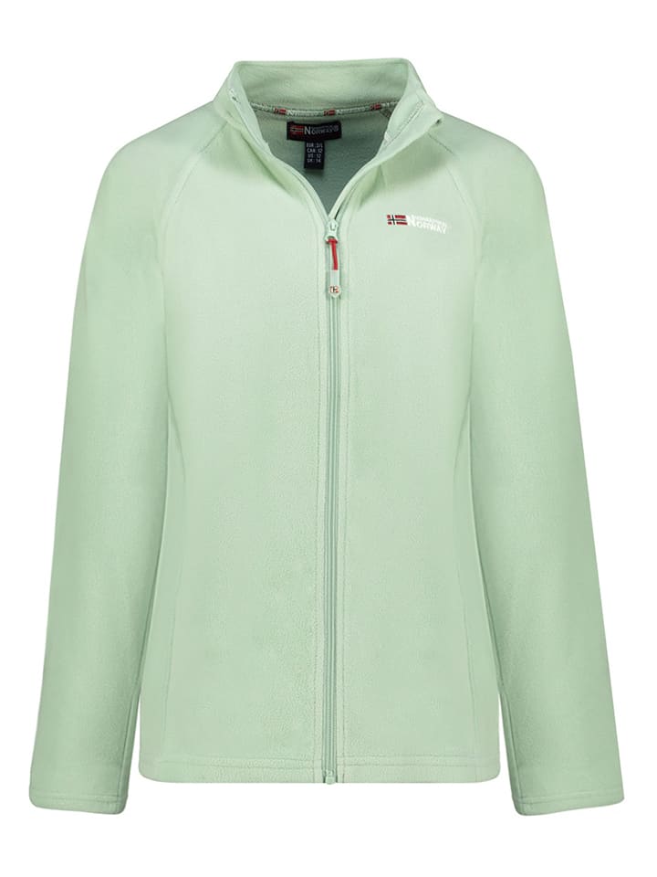 Geographical Norway Kurtka polarowa "Tug" w kolorze zielonym rozmiar: 140