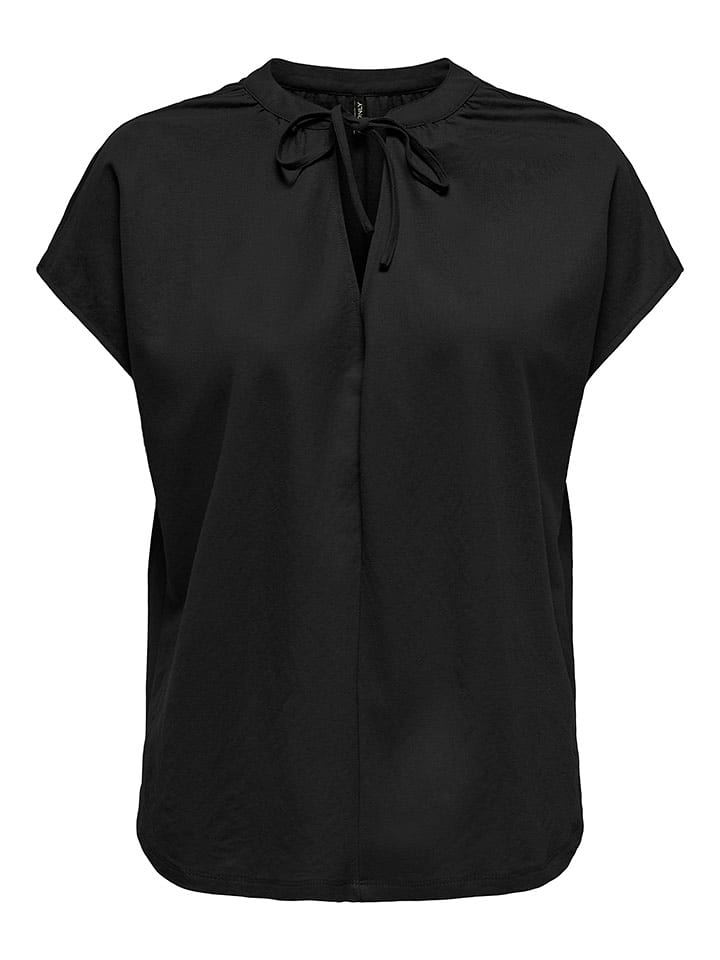 ONLY Bluzka "Jany" w kolorze czarnym rozmiar: L