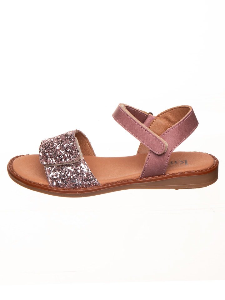 kmins Skórzane sandały w kolorze jasnoróżowym rozmiar: 31