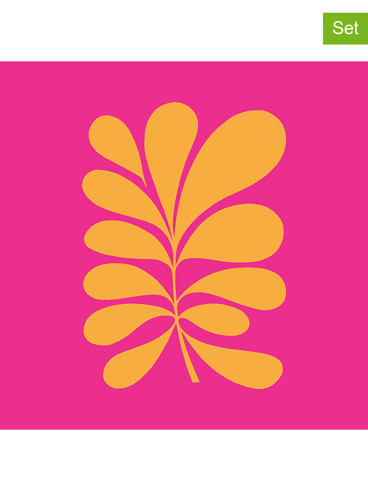 ppd Serwetki (40 szt.) "Paula" w kolorze różowym rozmiar: onesize