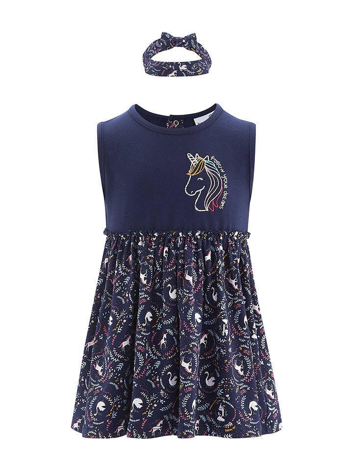 happy girls by Eisend 2-częściowy zestaw w kolorze granatowym rozmiar: 98