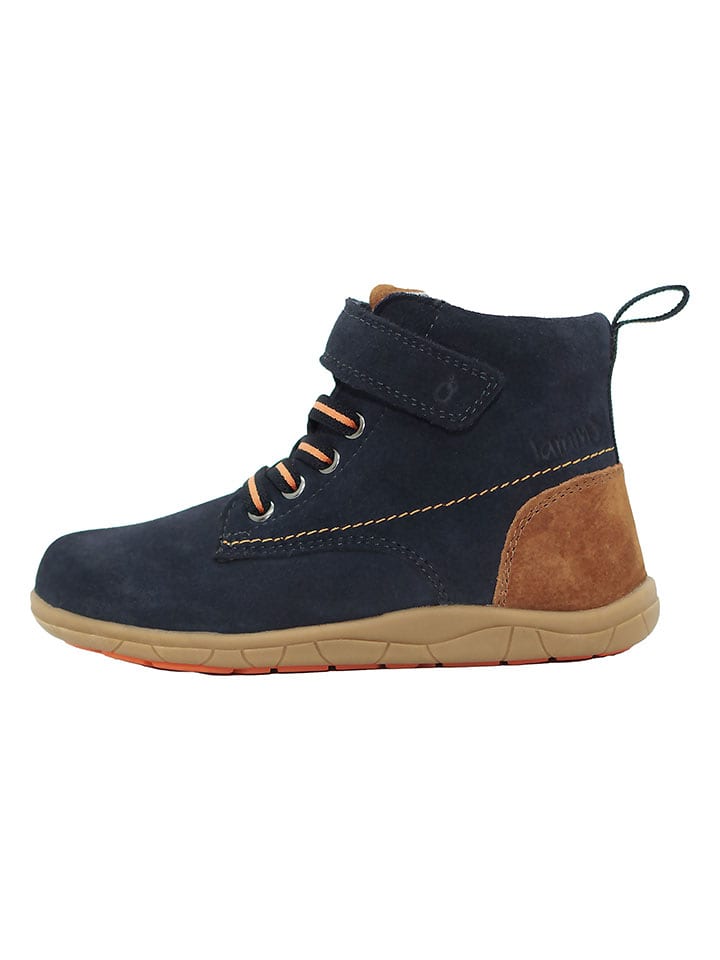 lamino Skórzane buty w kolorze granatowym do chodzenia na boso rozmiar: 30