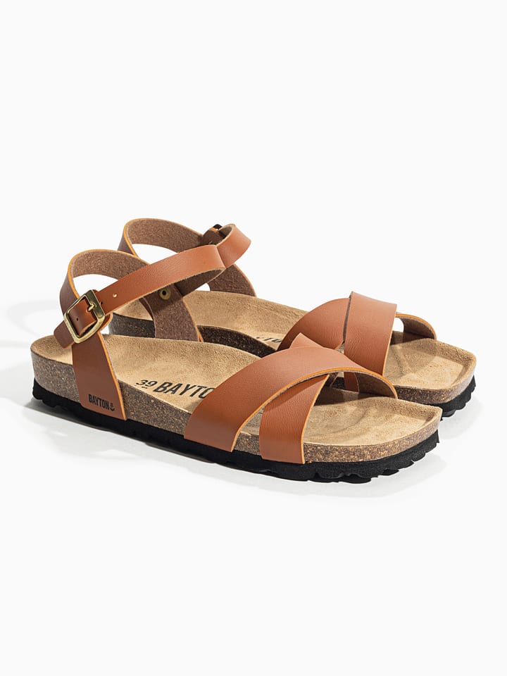 BAYTON Sandały "Vallado" w kolorze jasnobrązowym rozmiar: 38