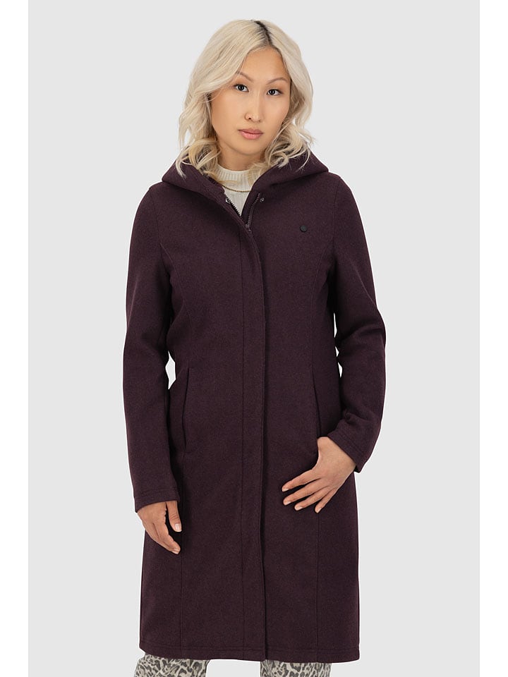 alife and kickin Płaszcz zimowy "VenedaAK" w kolorze ciemnofioletowym rozmiar: M