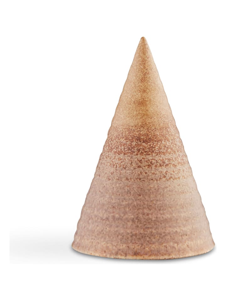 Kähler Dekoracja "Glasurtop" w kolorze jasnobrązowym - wys. 15 cm x Ø 10 cm rozmiar: onesize