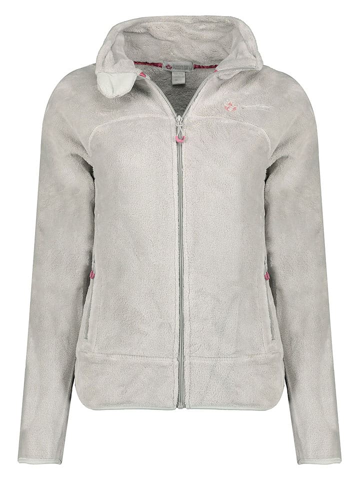 Canadian Peak Kurtka polarowa "Udilas" w kolorze jasnoszarym rozmiar: 176