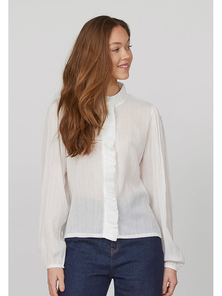 SisterS point Bluzka w kolorze białym rozmiar: M