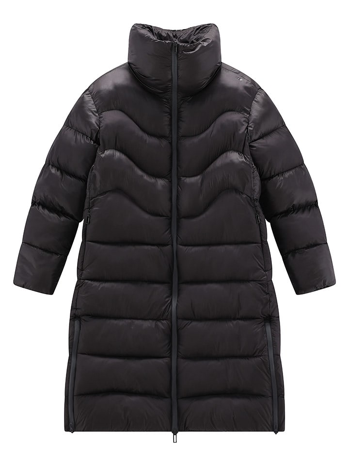 Jeanne Baret Płaszcz pikowany "Holly" w kolorze czarnym rozmiar: 38