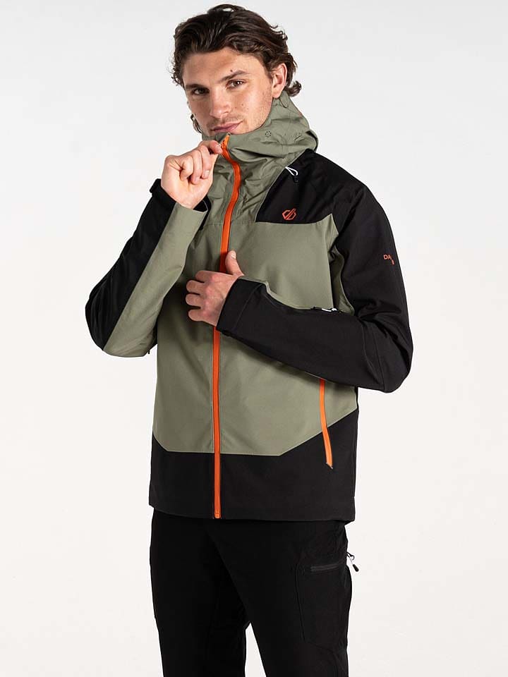 Dare 2b Kurtka narciarska "Roving II" w kolorze oliwkowo-czarnym rozmiar: XS