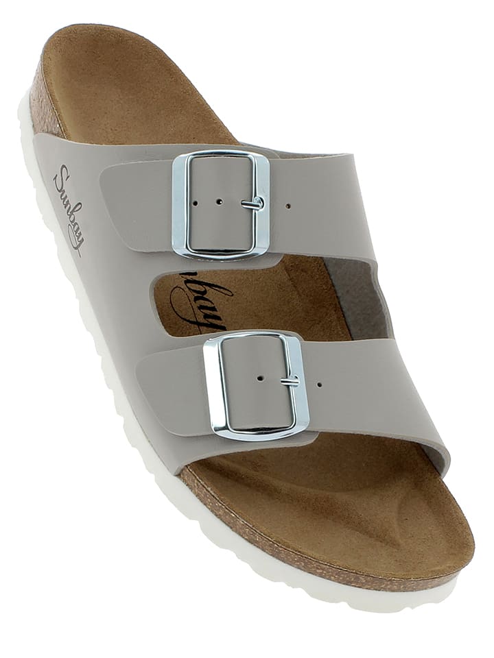 Sunbay Klapki "Trefle" w kolorze szarym rozmiar: 36