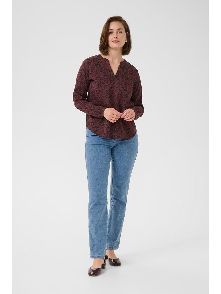 Kaffe Bluzka w kolorze czerwonym rozmiar: 40