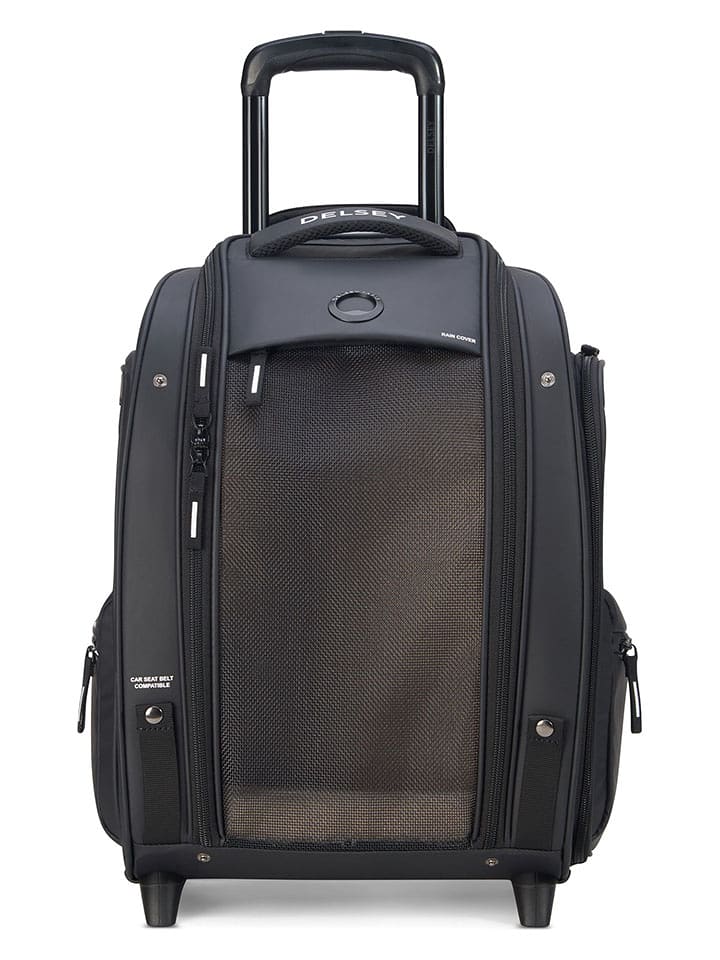 Delsey Transporter "Raspail" w kolorze czarnym dla zwierząt - 39 x 48 x 30 cm rozmiar: onesize