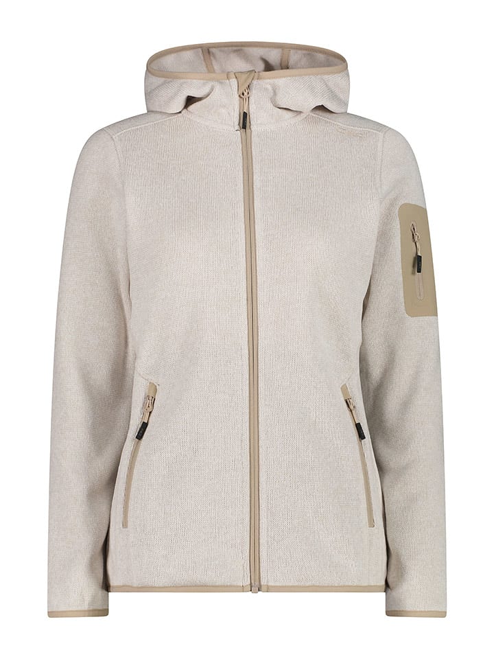 CMP Kurtka polarowa w kolorze beżowym rozmiar: 48