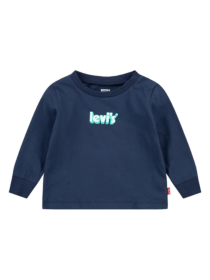 Levi's Kids Koszulka w kolorze granatowym rozmiar: 80