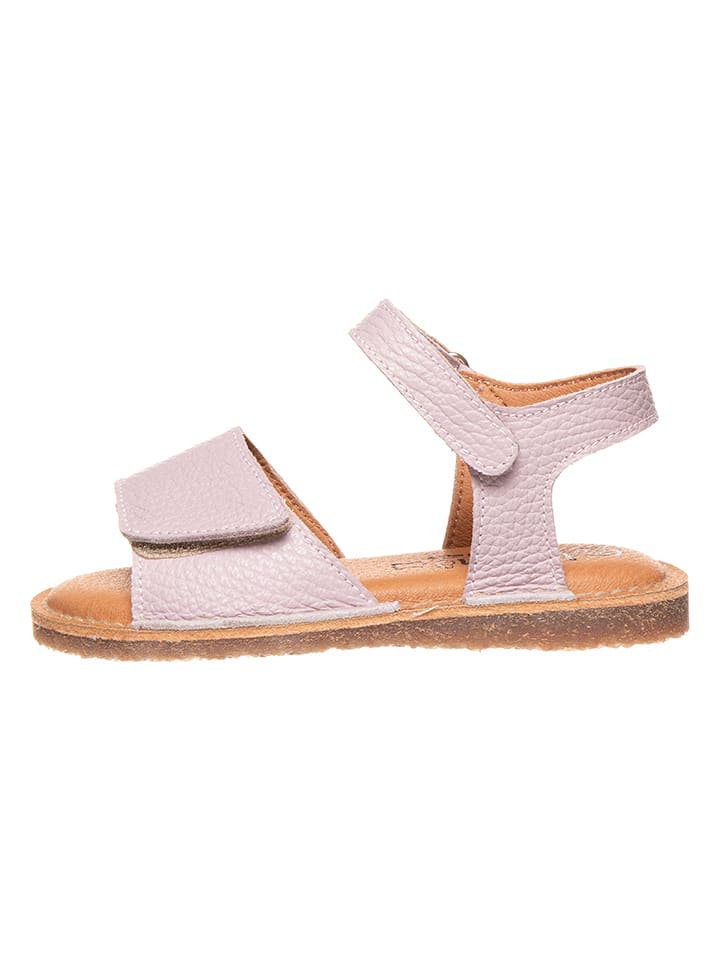 lamino Skórzane sandały w kolorze jasnoróżowym rozmiar: 25