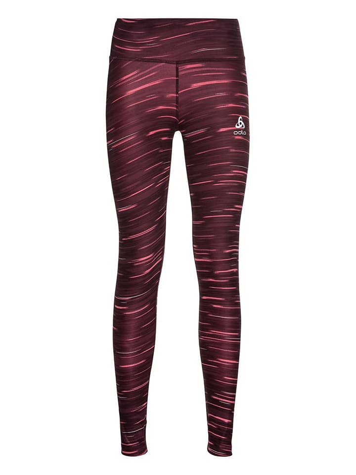 Odlo Legginsy sportowe "Zeroweight" w kolorze bordowym rozmiar: M