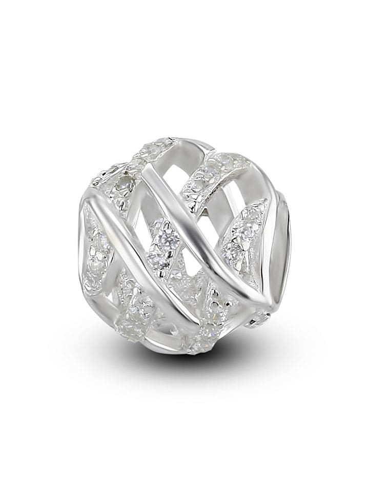 CHARM'S Srebrny charms z cyrkoniami rozmiar: onesize