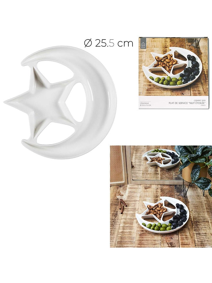 Ethnical Life Miska w kolorze białym - Ø 25,5 cm rozmiar: onesize