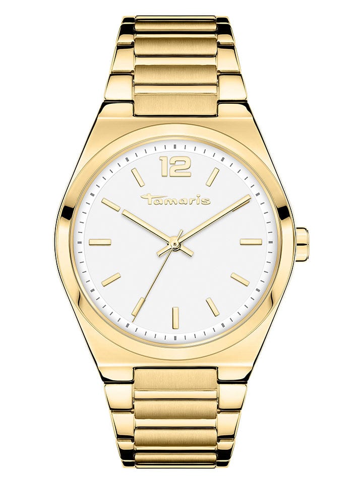 Tamaris Zegarek kwarcowy w kolorze złoto-białym rozmiar: onesize