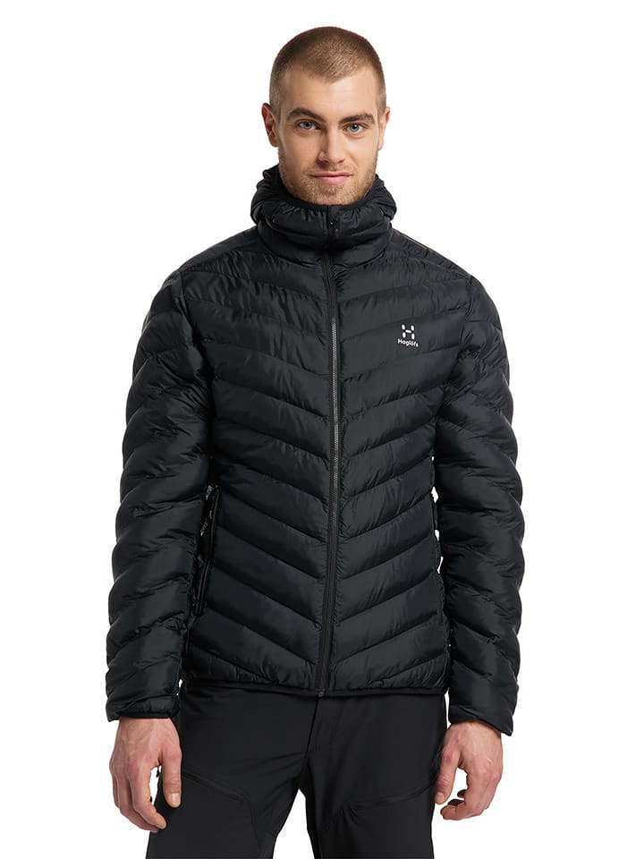 Haglöfs Kurtka zimowa "Särna Mimic" w kolorze czarnym rozmiar: M