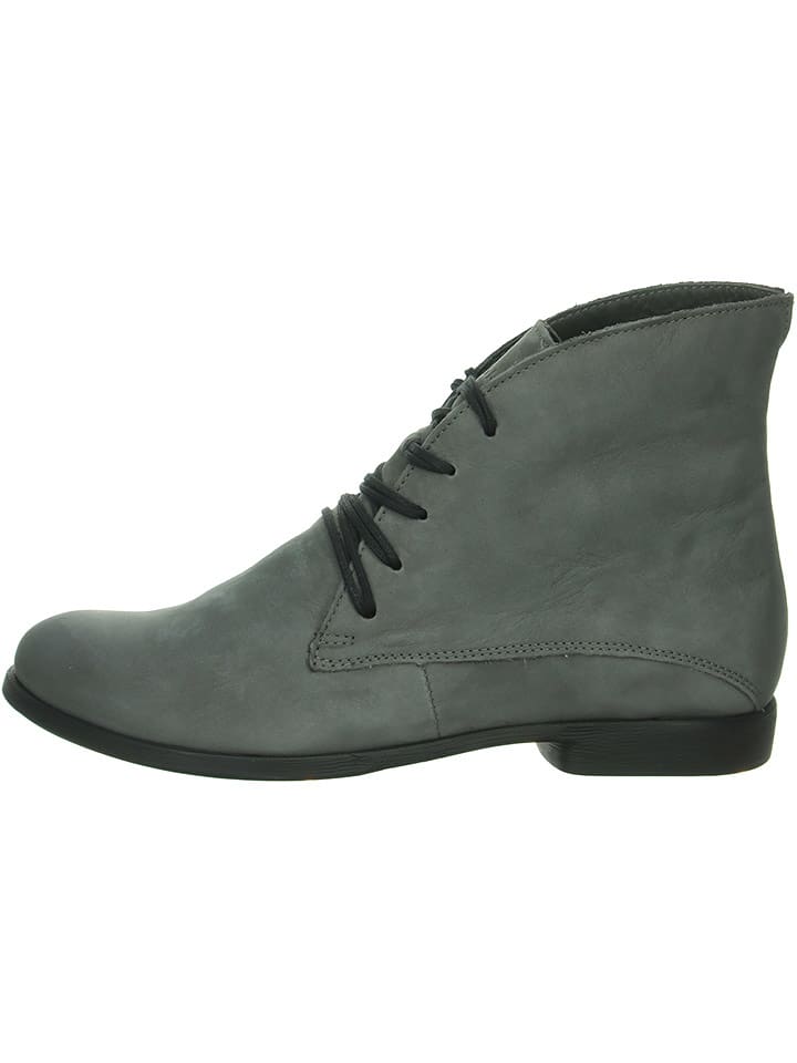 Think! Skórzane trzewiki w kolorze zielonym rozmiar: 37,5